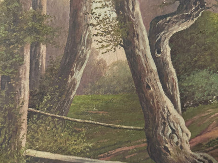 Pair of old paintings – Landscapes signed E. Cohendoz – circa 1900
