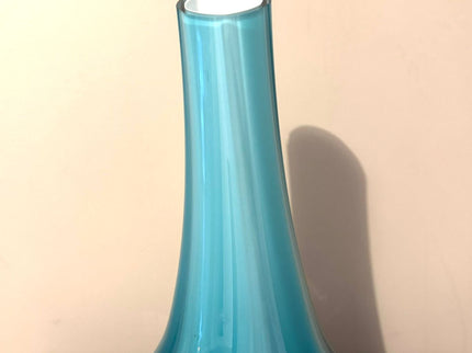 Double Layered Blown Glass Vase - Vintage Artistic Style - 30cm
