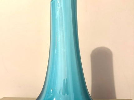 Double Layered Blown Glass Vase - Vintage Artistic Style - 30cm