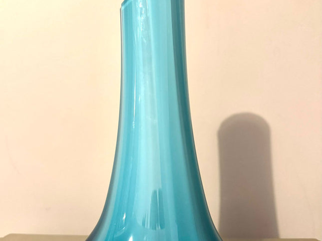 Double Layered Blown Glass Vase - Vintage Artistic Style - 30cm